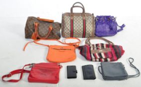 COLLECTION OF VINTAGE STYLE LADIES HANDBAGS