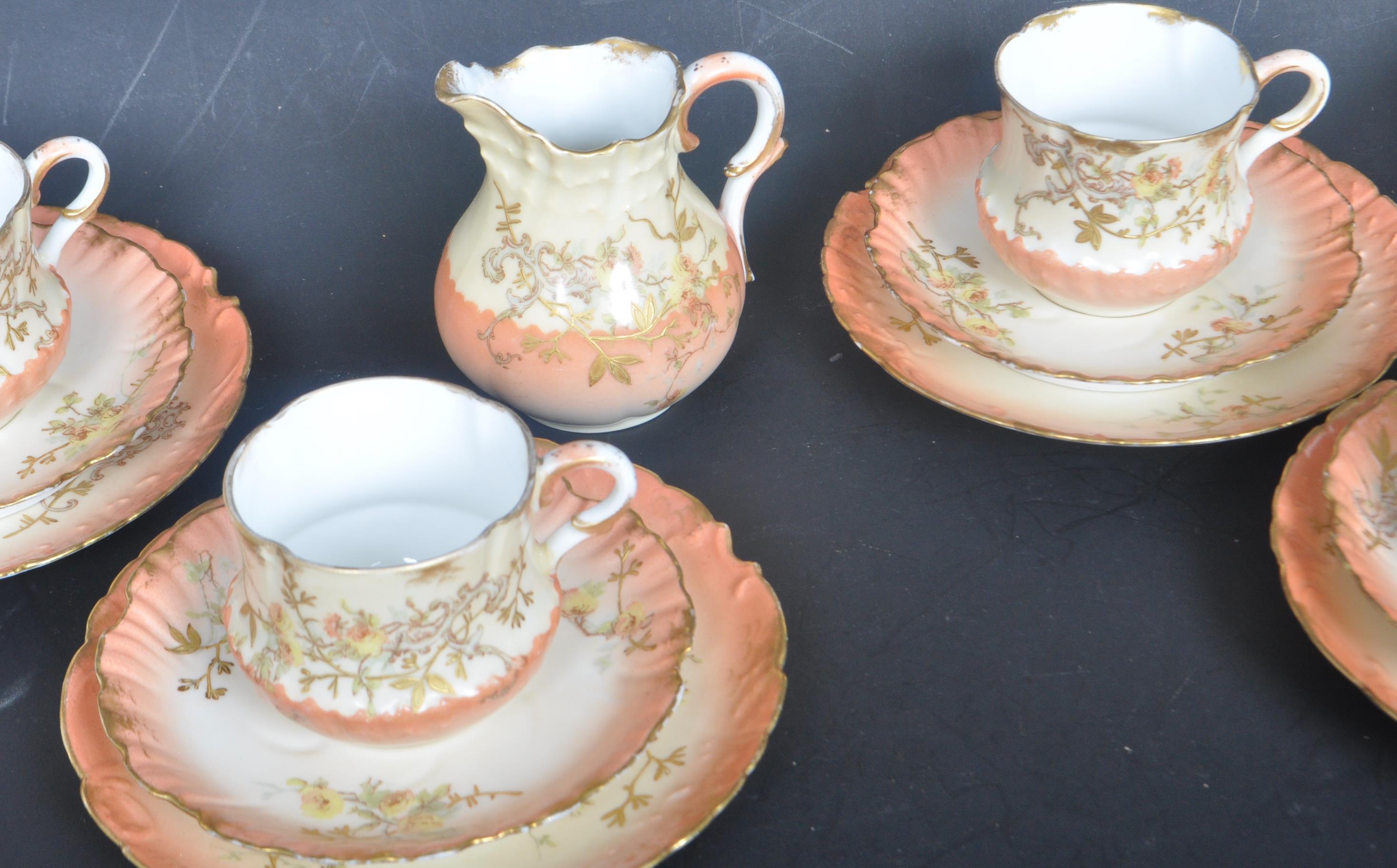 EARLY 20TH CENTURY LIMOGES TEA SERVICE - Image 5 of 11