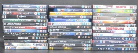 COLLECTION OF CONTEMPORARY SUPERHERO RELATED DVDS