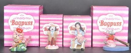 ROBERT HARROP - BAGPUSS - COLLECTION OF FOUR FIGURINES