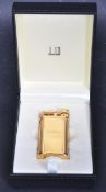 RETRO VINTAGE 1970S DUNHILL GILT BRASS LIGHTER