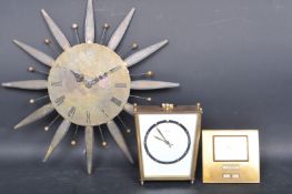 COLLECTION OF VINTAGE 20TH CENTURY CLOCKS