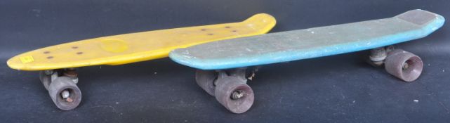 TWO RETRO VINTAGE 20TH CENTURY SKATEBOARDS