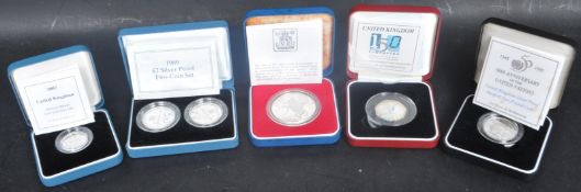 COLLECTION OF UNITED KINGDOM PROOF COINS
