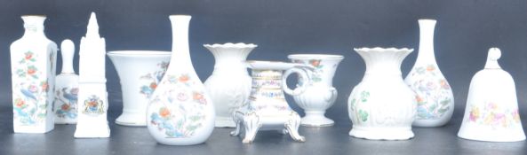 COLLECTION OF WEDGWOOD, ROYAL DOULTON, BELLEEK & DRESDEN