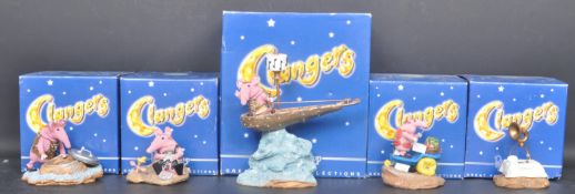 THE CLANGERS - ROBERT HARROP - LIMITED EDITION FIGURINES X 5