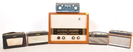 COLLECTION OF VINTAGE RETRO RADIOS TO INCLUDE ROBERTS, HACKER & MURPHY