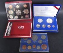 ROYAL MINT DELUXE PROOF COIN SET WITH 2 OTHERS