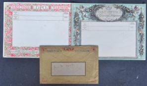 1935 & 1936 GPO GREETINGS TELEGRAM. FIRST EVER ISSUES & FIRST VALENTINE.