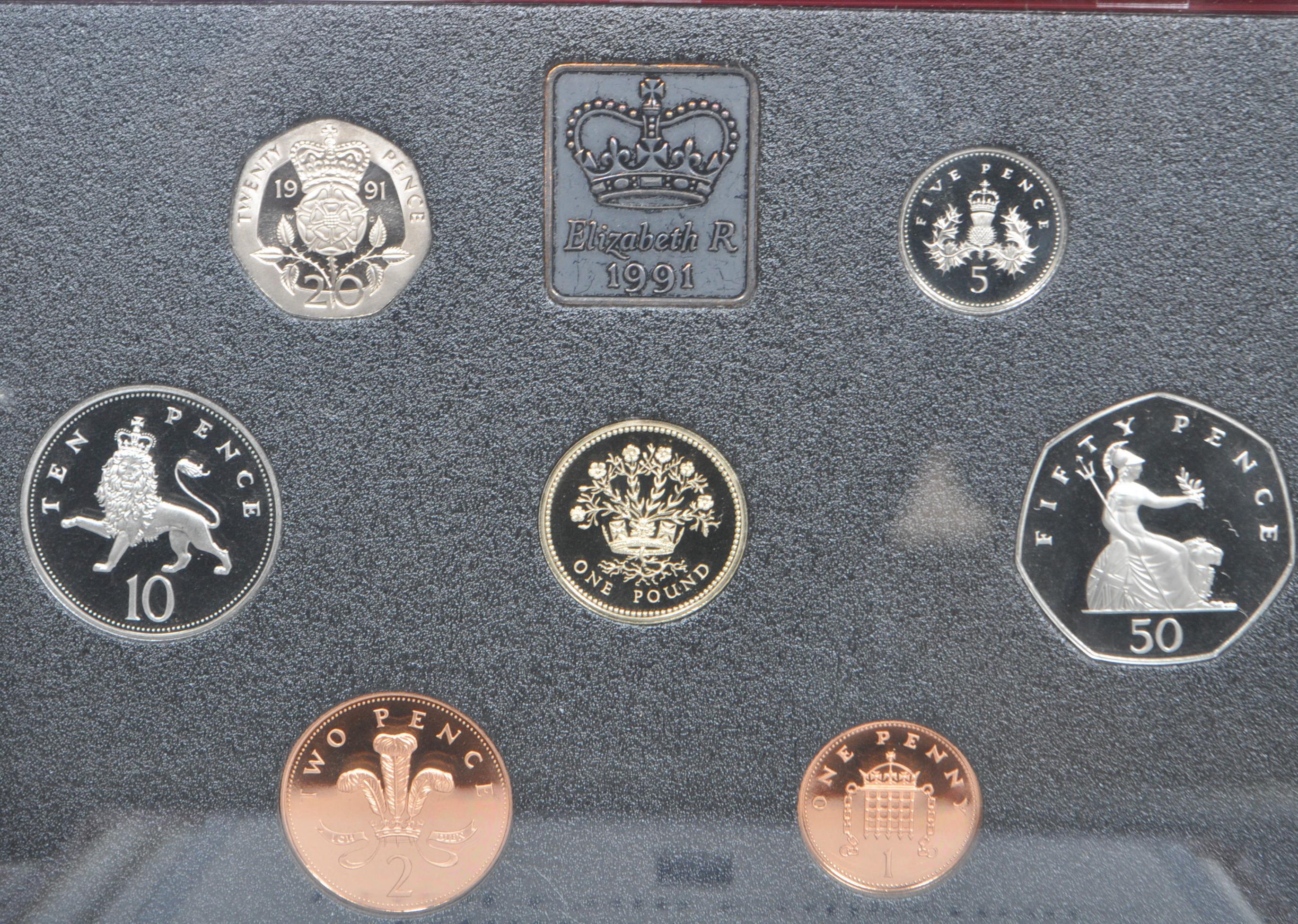 COLLECTION OF THREE UNITED KINGDOM PROOF COIN COLLECTION SETS - Image 3 of 5