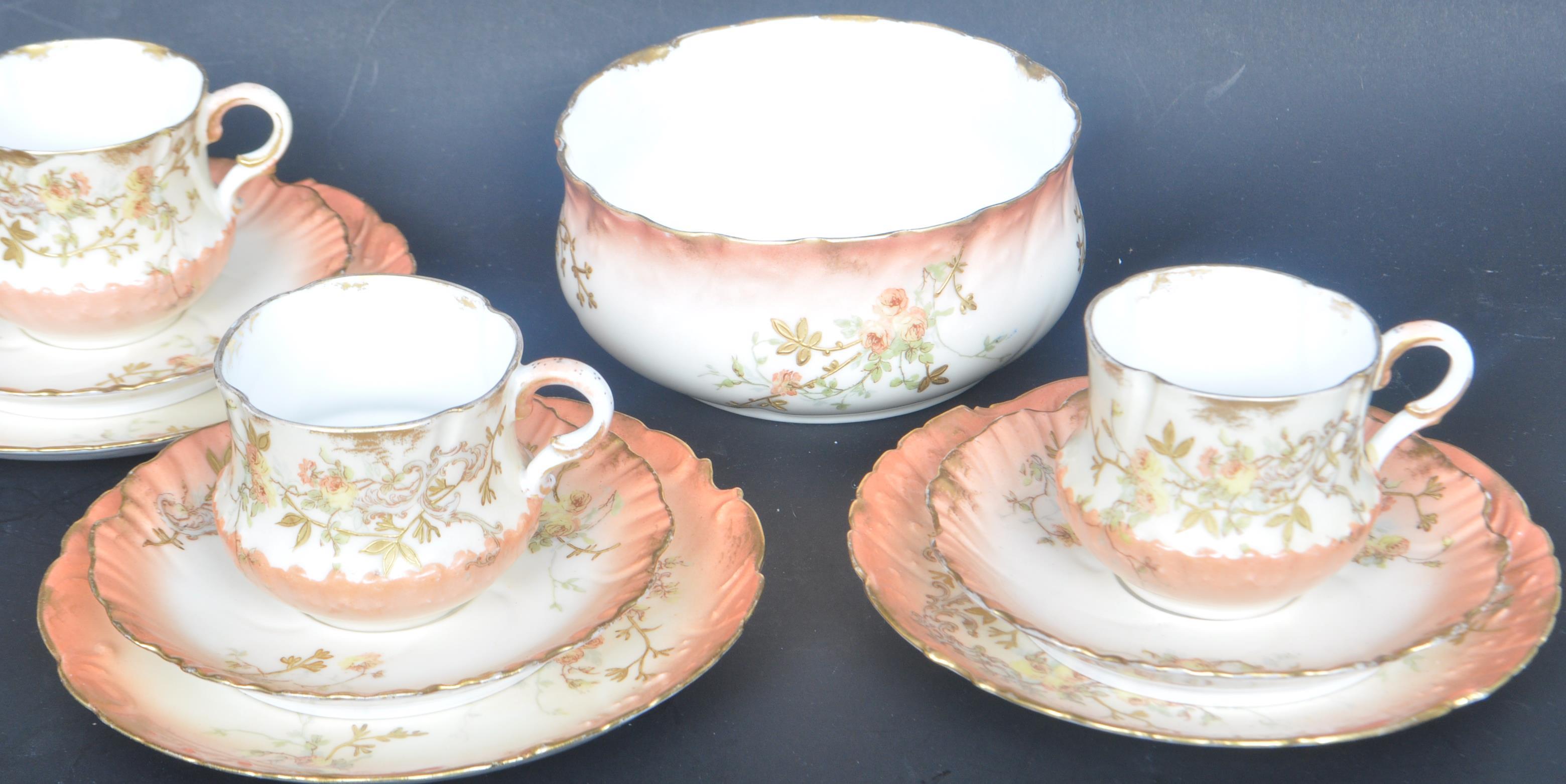 EARLY 20TH CENTURY LIMOGES TEA SERVICE - Image 9 of 11