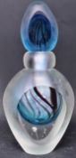 RETRO VINTAGE 20TH CENTURY MURANO STYLE STUDIO ART GLASS PERFUME BOTTLE