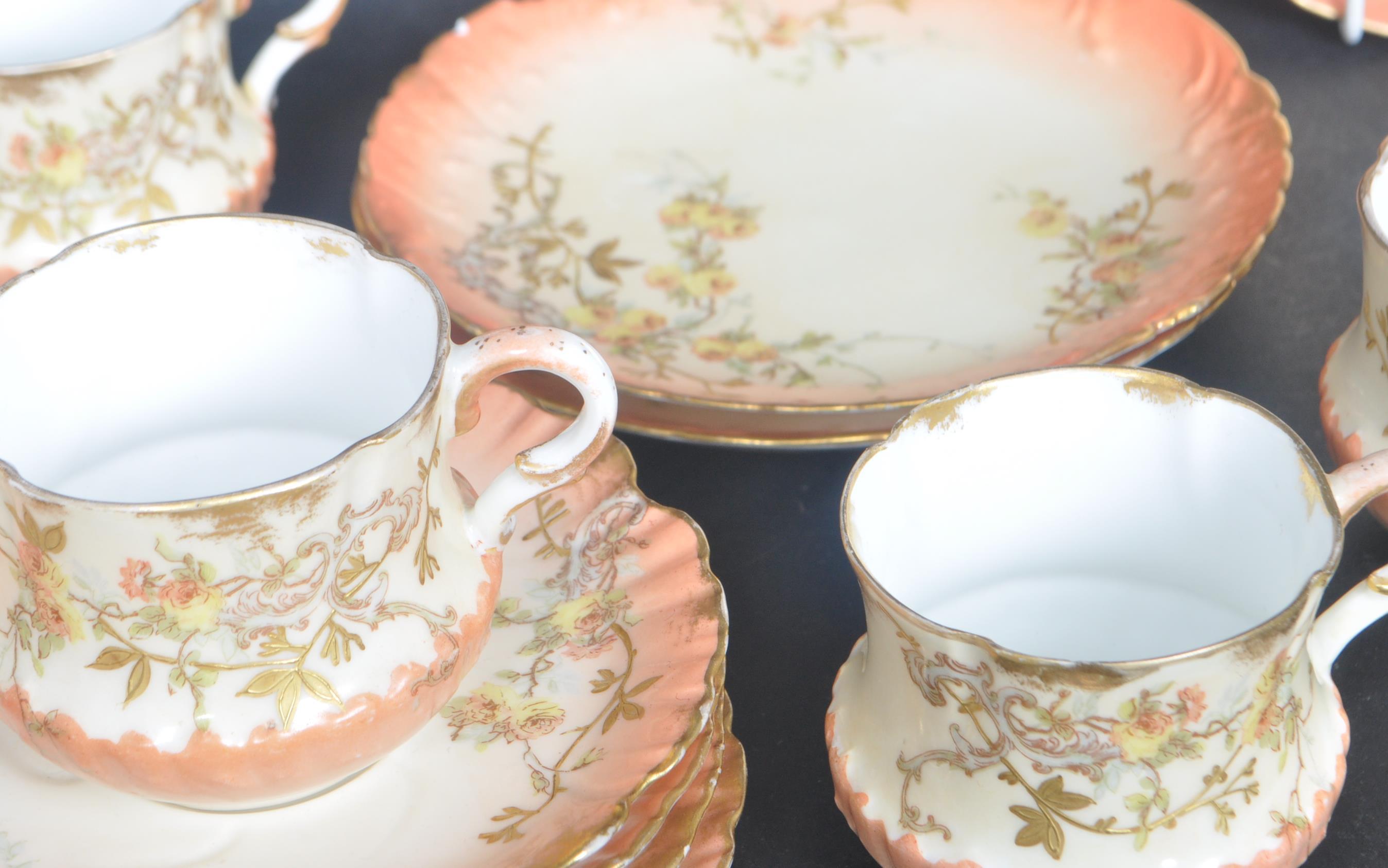 EARLY 20TH CENTURY LIMOGES TEA SERVICE - Image 7 of 11