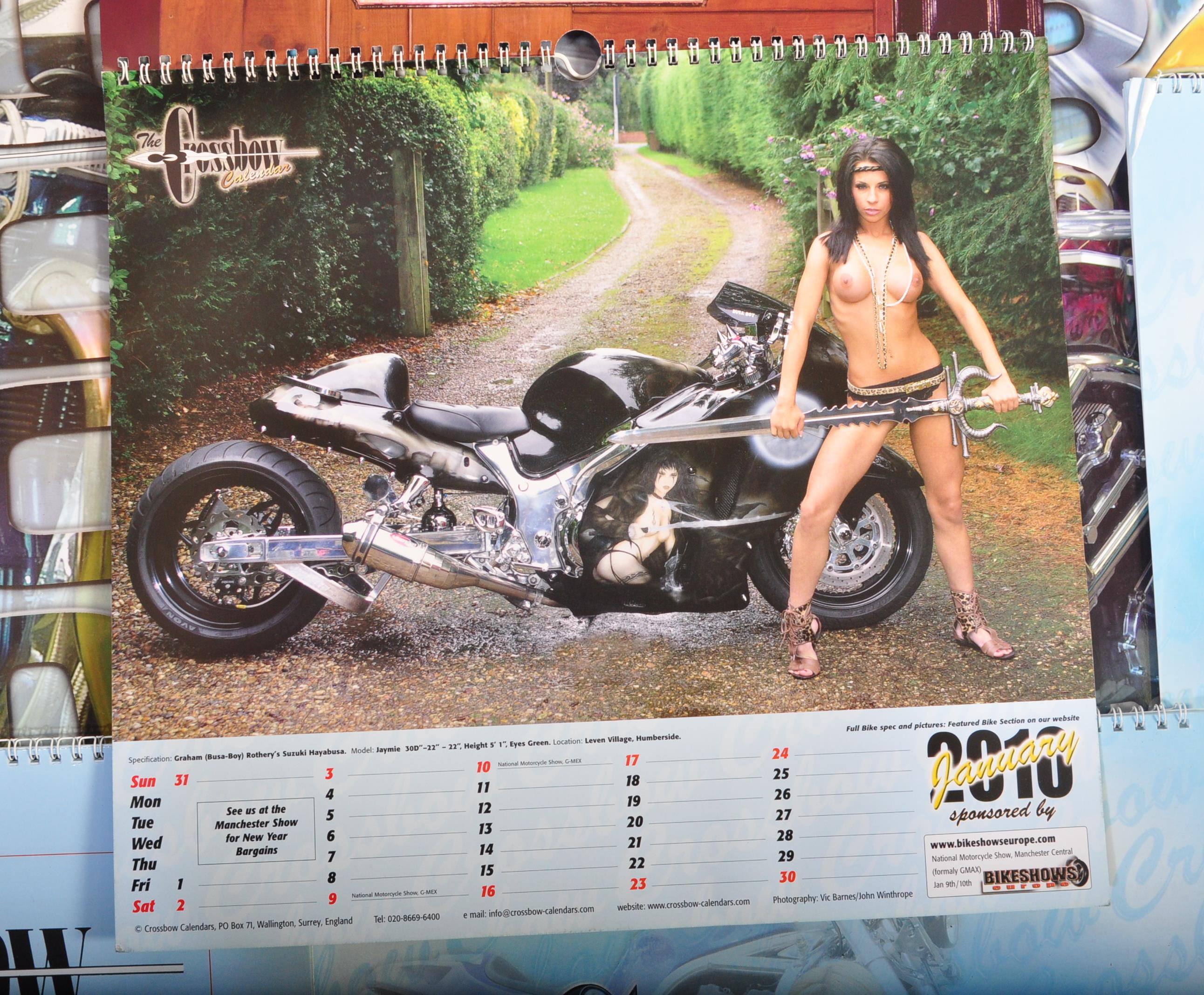 COLLECTION OF EROTIC CROSSBOW CALENDARS - Image 6 of 9
