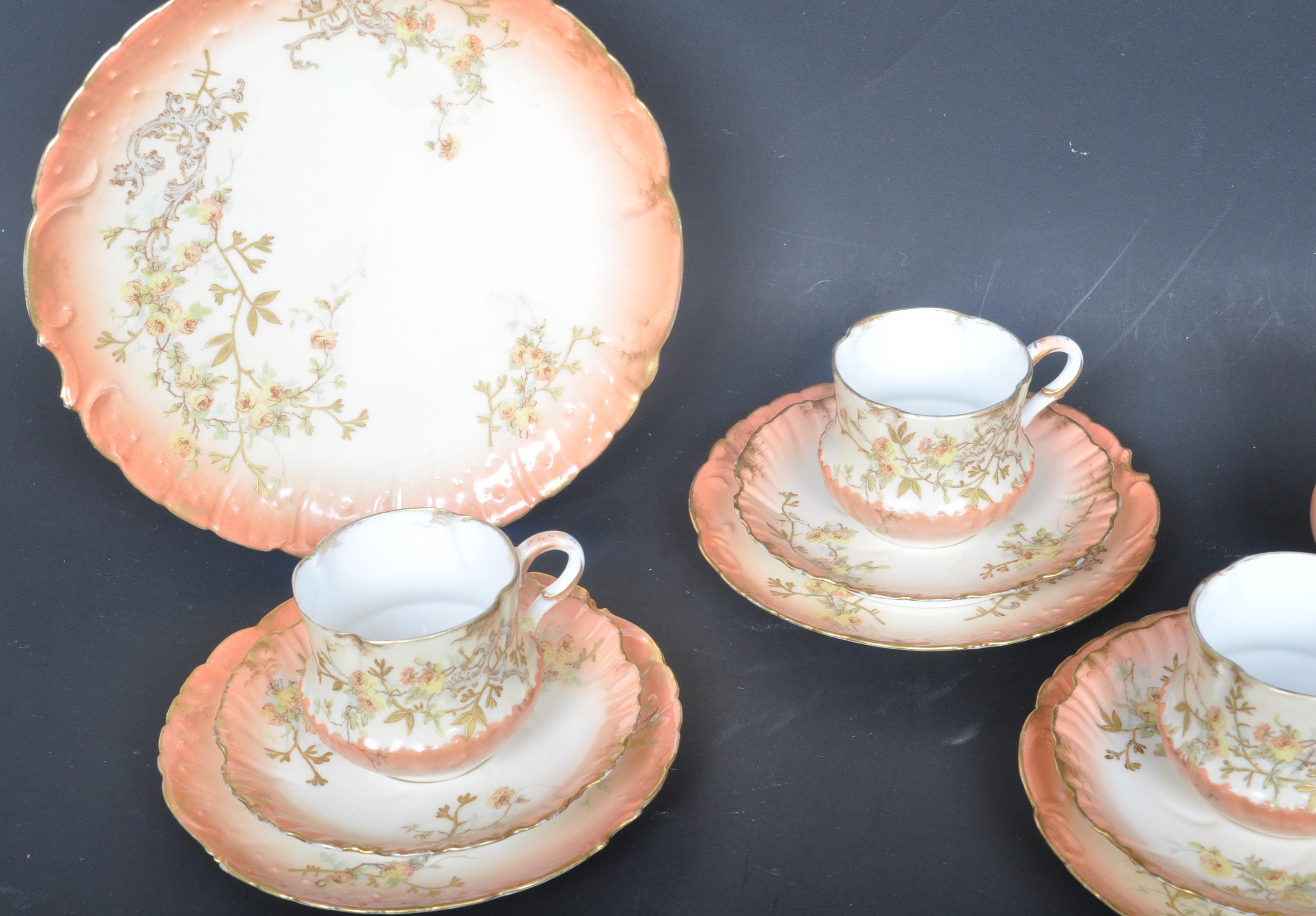 EARLY 20TH CENTURY LIMOGES TEA SERVICE - Image 3 of 11