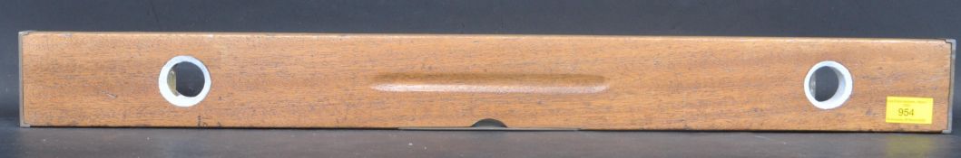 EARLY 20TH CENTURY WILSON LOVATT & SONS OAK SPIRIT LEVEL