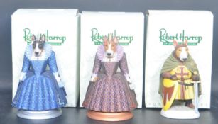 ROBERT HARROP - DOGGIE PEOPLE - COLLECTION OF FOUR FIGURINES