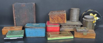 COLLECTION OF VINTAGE 20TH CENTURY TOBACCO TINS AND MORE