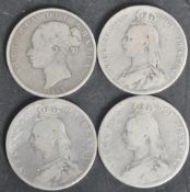 COLLECTION OF 19TH CENTURY VICTORIAN SILVER COINS