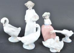 COLLECTION OF LLADRO / NAO FIGURINES