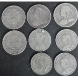 COLLECTION OF 19TH CENTURY VICTORIAN SILVER COINS