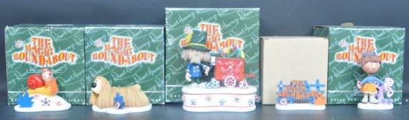 ROBERT HARROP - MAGIC ROUNDABOUT - COLLECTION OF FIVE FIGURINES