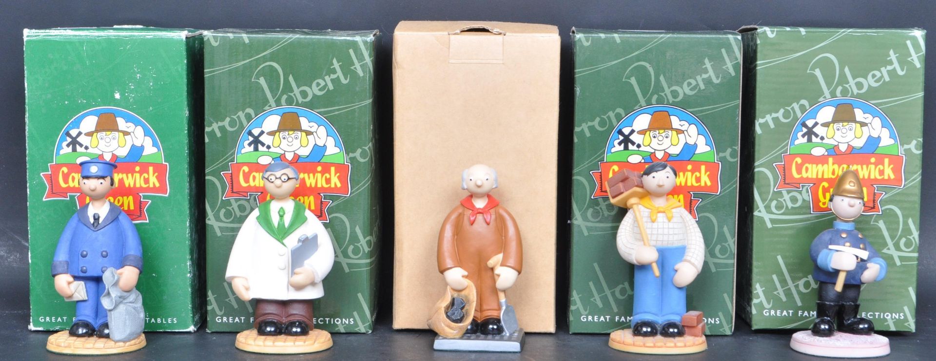 CAMBERWICK GREEN – ROBERT HARROP – X5 FIGURINES / STATUES