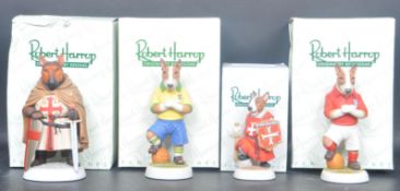 ROBERT HARROP - DOGGIE PEOPLE - COLLECTION OF FOUR FIGURINES