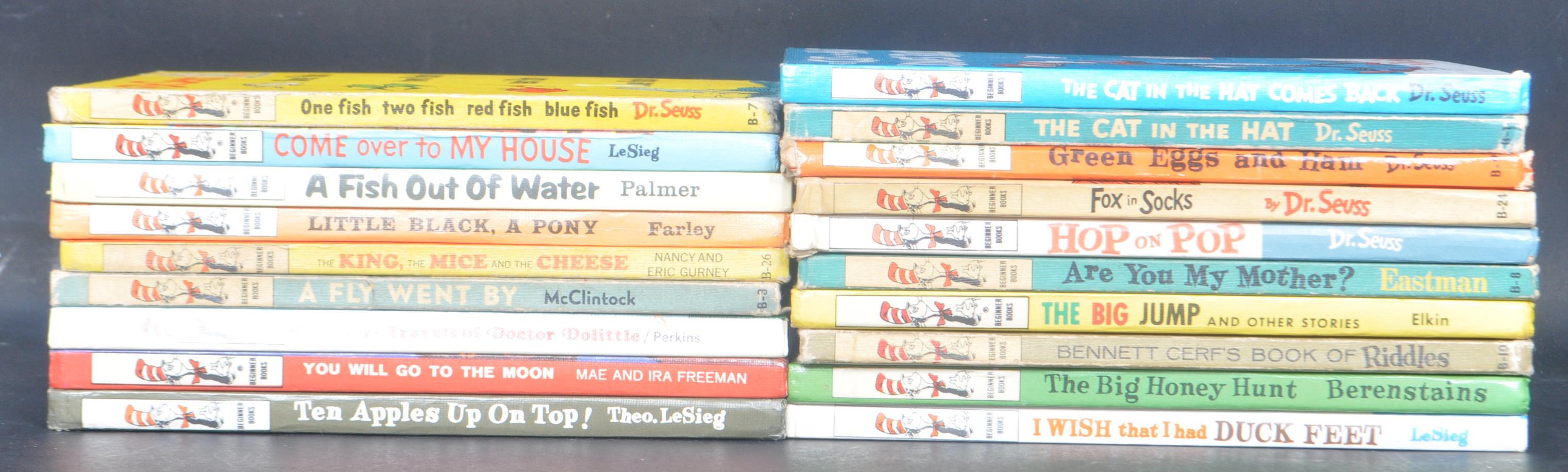 COLLECTION OF 19 DR SEUSS BEGINNER BOOKS CLUB EDITION