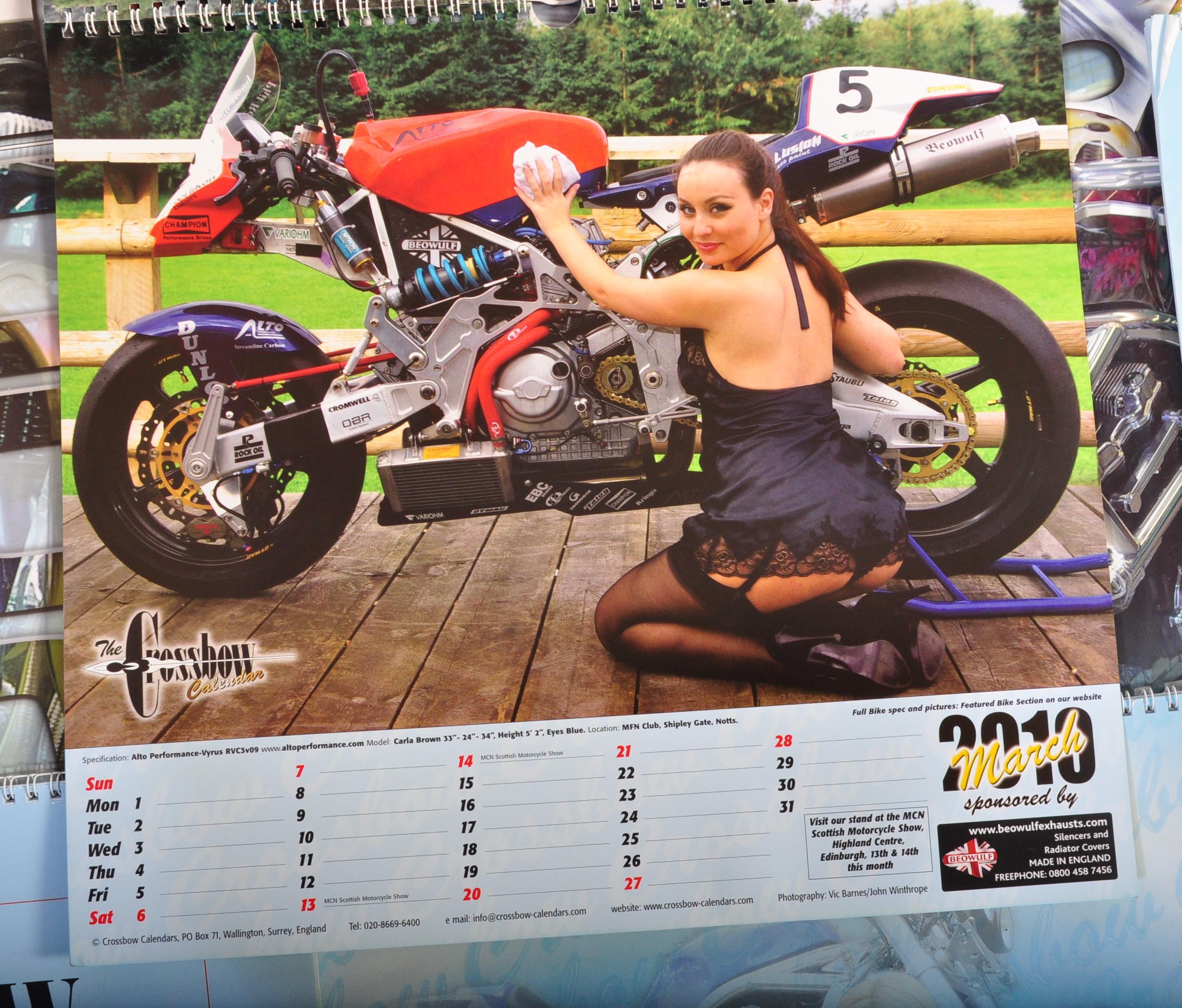 COLLECTION OF EROTIC CROSSBOW CALENDARS - Image 7 of 9