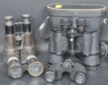 FOUR PAIRS OF BINOCULARS