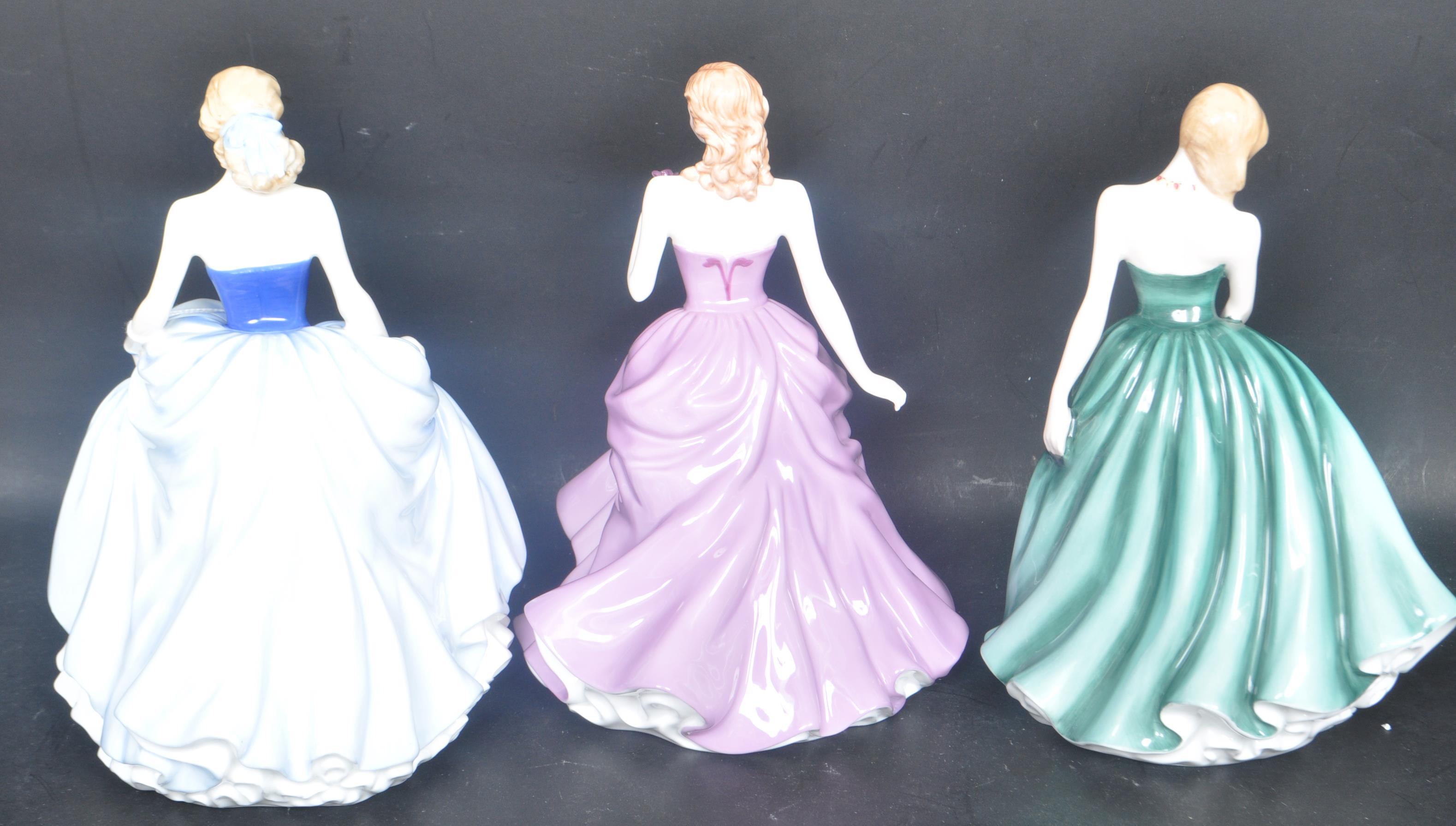 THREE ROYAL DOULTON CHINA LADIES FIGURINES WITH CERTIFICATES - Image 5 of 6