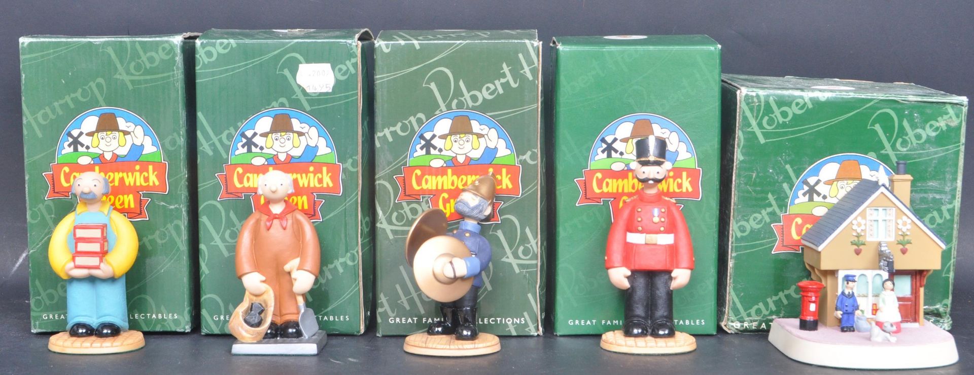 CAMBERWICK GREEN – ROBERT HARROP – X5 FIGURINES / STATUES