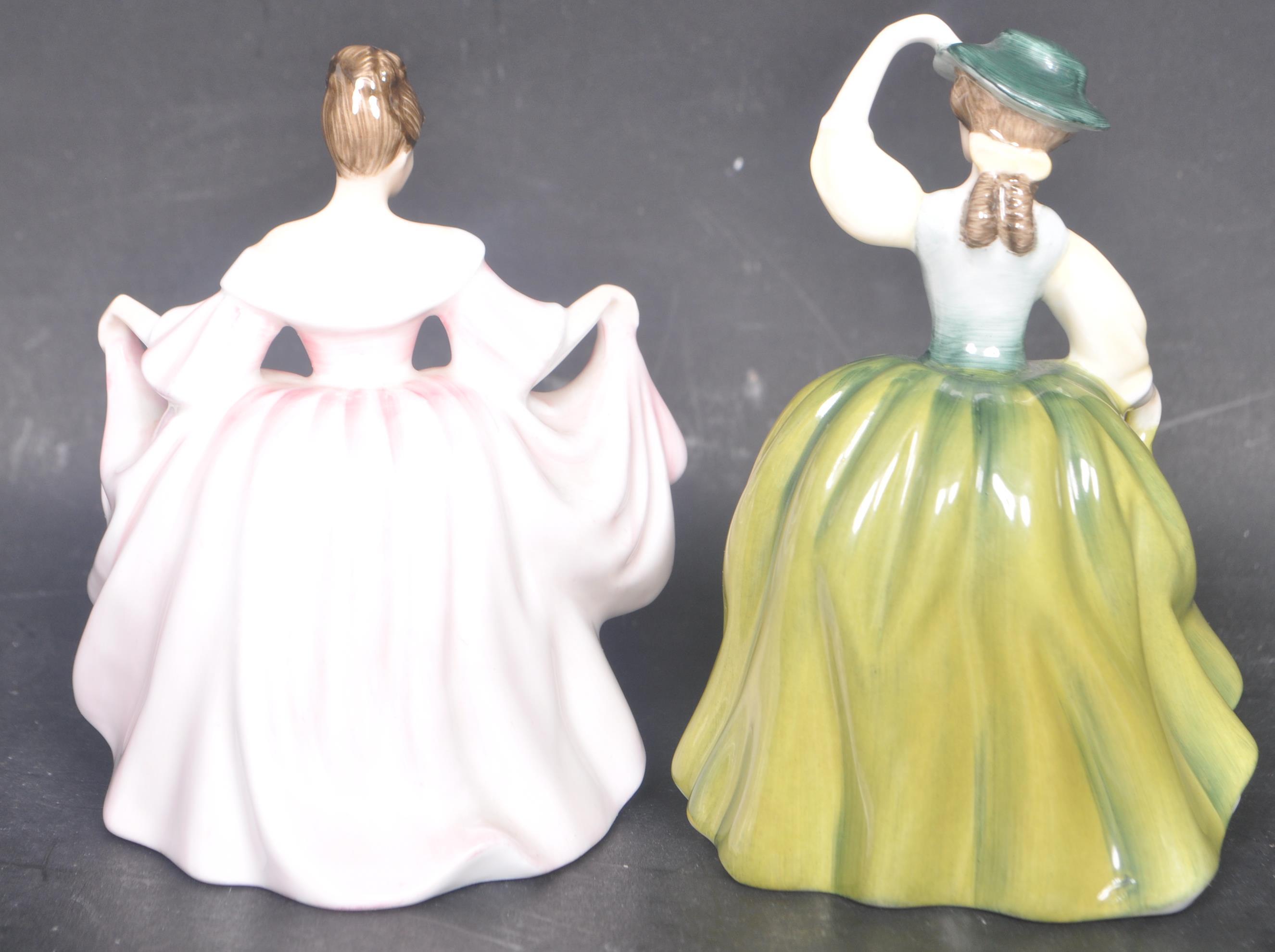 PAIR OF ROYAL DOULTON CHINA FIGURES - Image 2 of 3