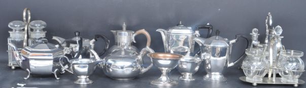 COLLECTION 20TH CENTURY ART DECO & OTHER SILVER PLATE