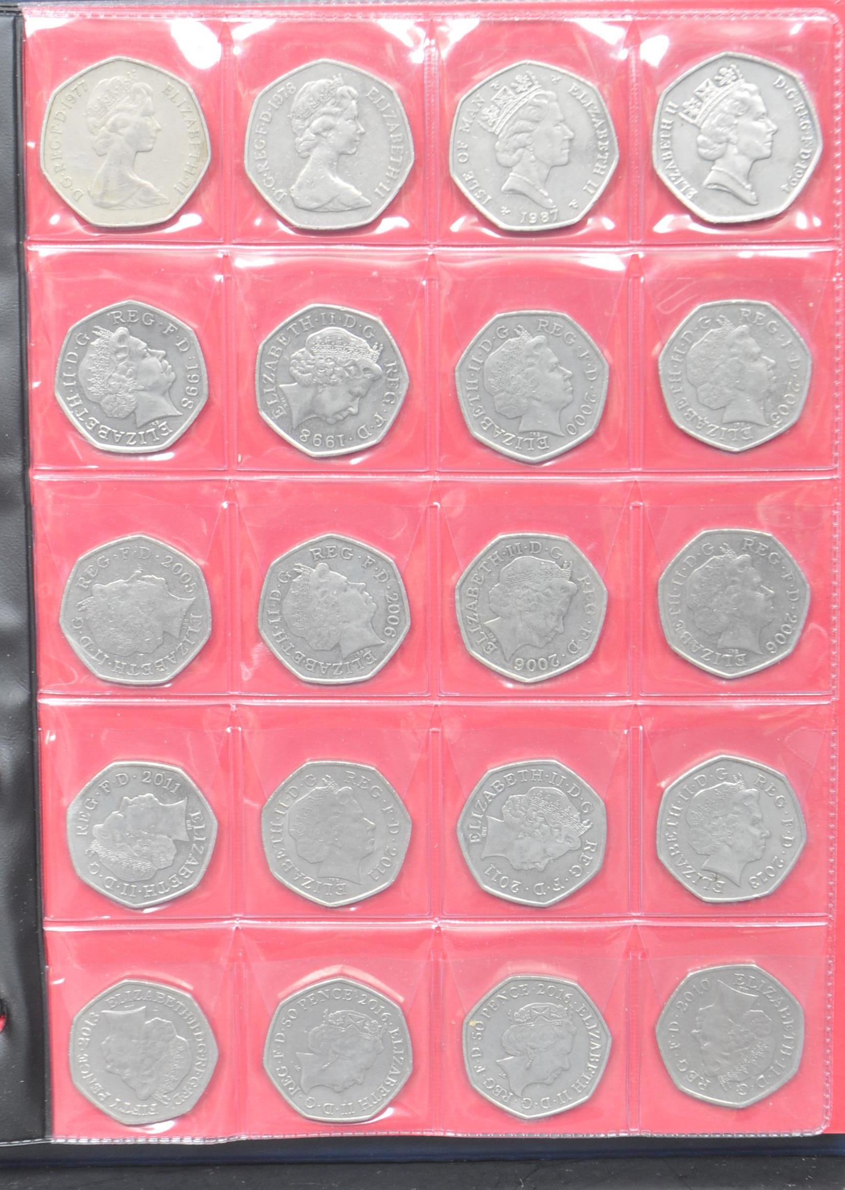 COLLECTION OF 46 COLLECTABLE UK CURRENCY 50P PIECES - Image 3 of 5