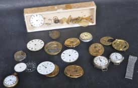 ASSORTMENT OF 20TH CENTURY WATCH PARTS