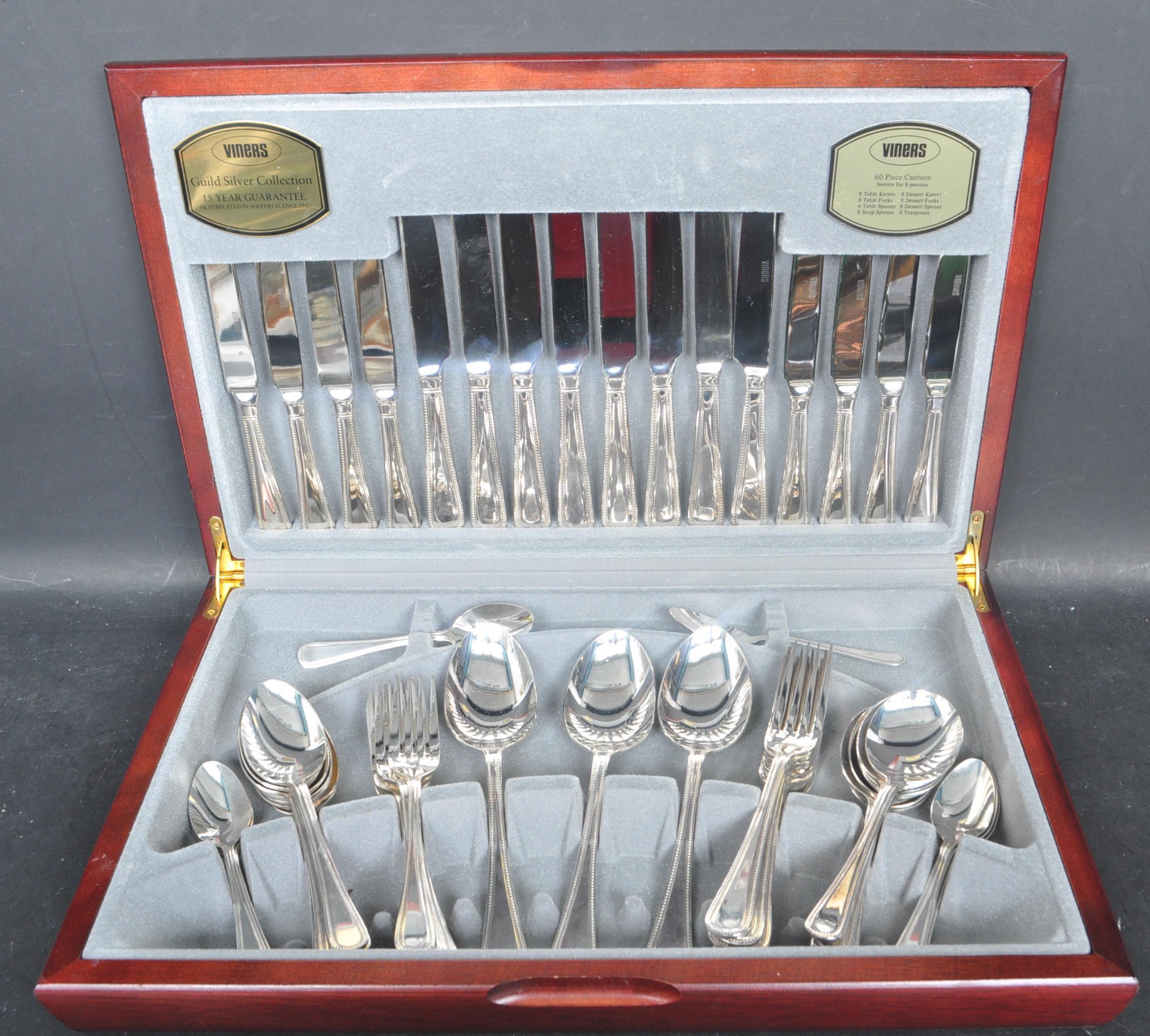 RETRO VINERS SHEFFIELD SILVER PLATE CUTLERY CANTEEN