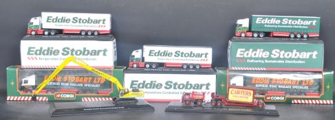 ASSORTMENT OF EDDIE STOBART LORRY MODELS