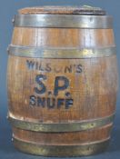 VINTAGE 20TH CENTURY WILSONS SP SNUFF BARRELL