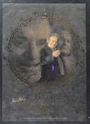 LORD OF THE RINGS - IAN HOLM SIGNED LITHOGRAPHIC ART PRINT