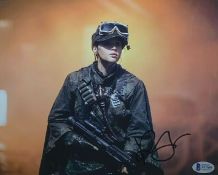 STAR WARS - ROGUE ONE - FELICITY JONES SIGNED 8X10" W/BECKETT COA