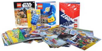 LARGE QUANITY OF LEGO INSTRUCTION MANUALS, BOOKS & MAGAZINES