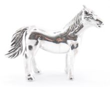 SILVER HORSE FIGURINE