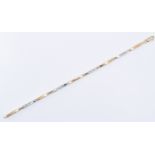 9CT GOLD & DIAMOND BRACELET