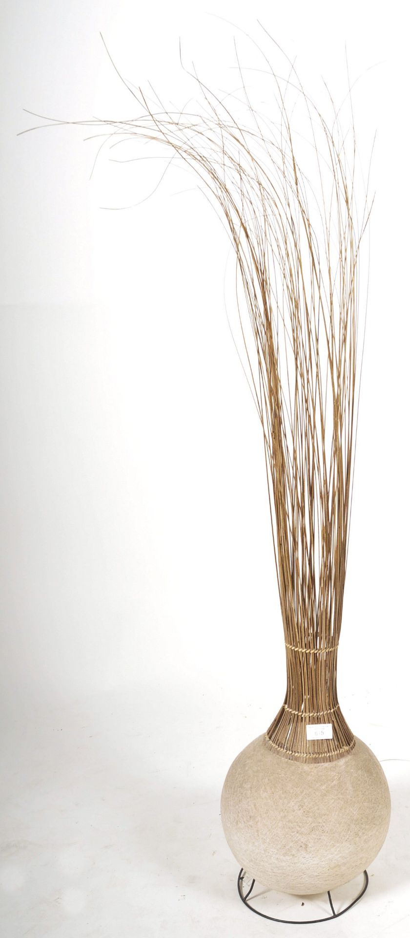 SPUN FIBREGLASS & GRASS NATURALISTIC LAMP