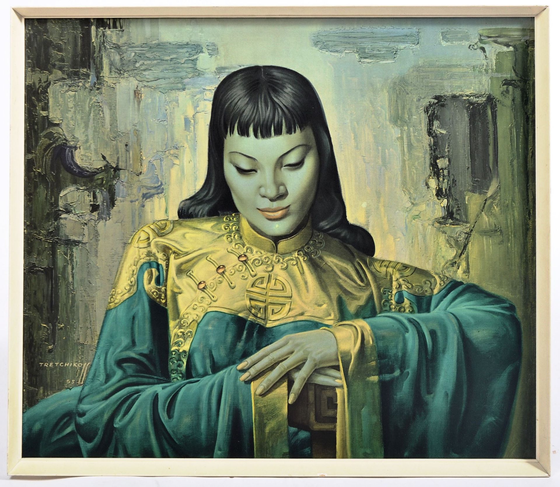 VLADIMIR TRETCHIKOFF - LADY FROM ORIENT MID CENTURY PRINT