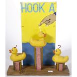 HOOK A DUCK - VINTAGE FAIRGROUND PAINTED SIGN AND MODELS