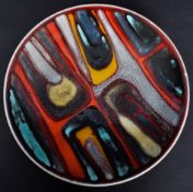 POOLE POTTERY - DELPHIS RANGE - MID CENTURY ABSTRACT PLATE
