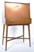 MID CENTURY WALNUT COCKTAILS DRINKS CABINET ON STAND